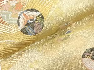波に丸文・草花・鶴模様織出し袋帯 | 宗 sou::お茶道具・着物のお店